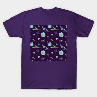 Botanical Floral Seamless pattern 25 T-Shirt